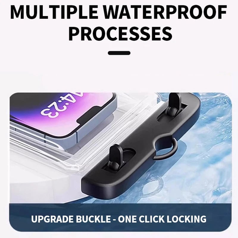 Waterproof Phone Pouch IPX8 Underwater Dry Bag Case Water Sports