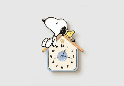 Snoopy Wall Clock - Cartoon Character Design Indoor Decor