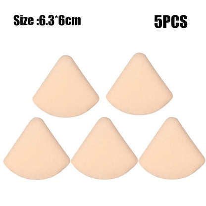 Multi-Shape Makeup Sponges 1-10pcs Round Square Triangle Foundation