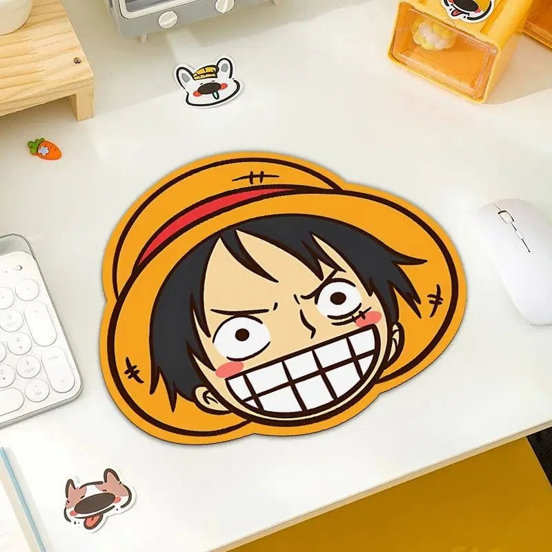 Non-Slip Waterproof Gaming Mouse Pad Luffy Anime Design PC Laptop