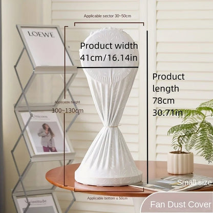 Durable Dust Cover for Small & Tower Fans - Anti-Dust Protection