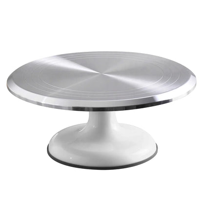 10 Inch Aluminum Alloy Cake Turntable Silent Bearing Revolving Stand