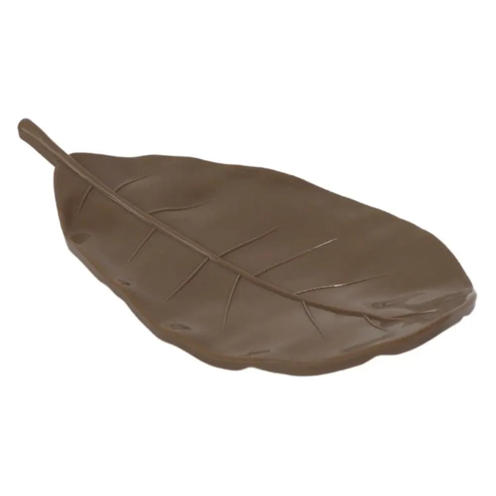 Leaf Shape Soap Dish Holder - Durable Bathroom Kitchen Organizer