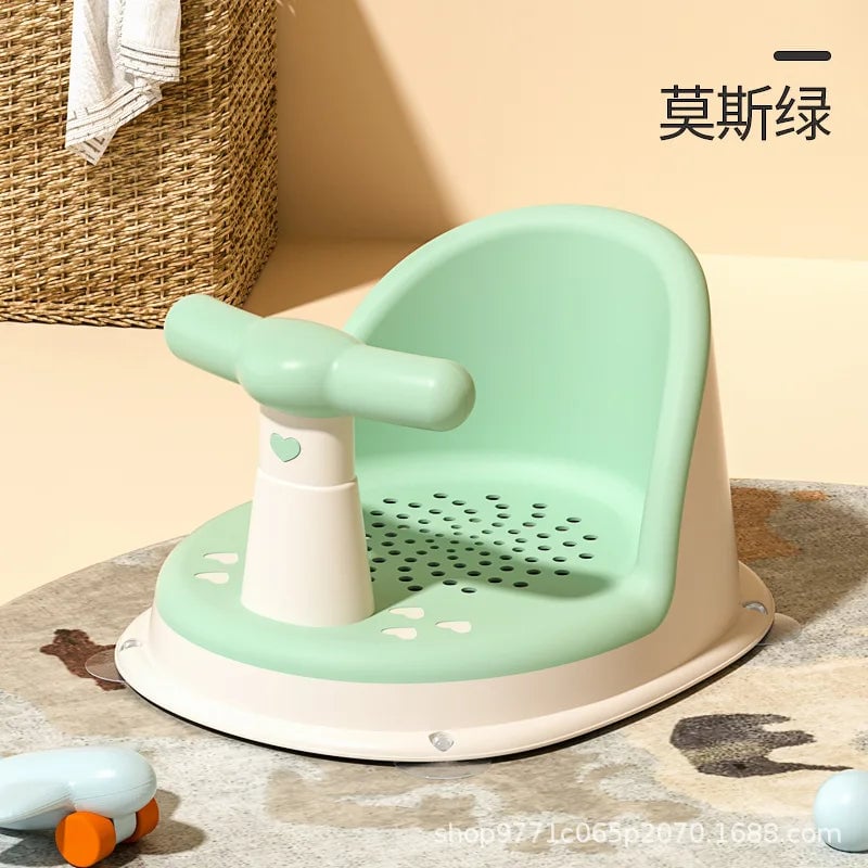 Portable Baby Shower Seat Stand - Adjustable Support for Newborns