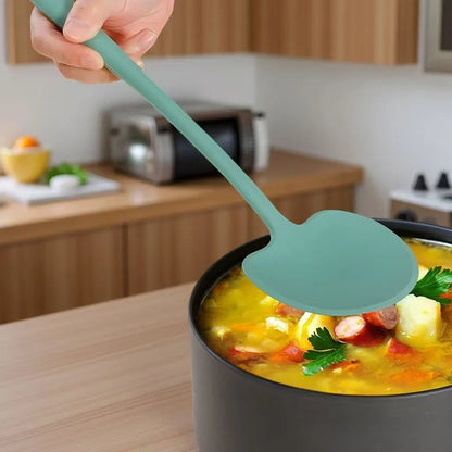 Silicone Mushroom Spatula Non-Stick High Heat Long Handle Cookware