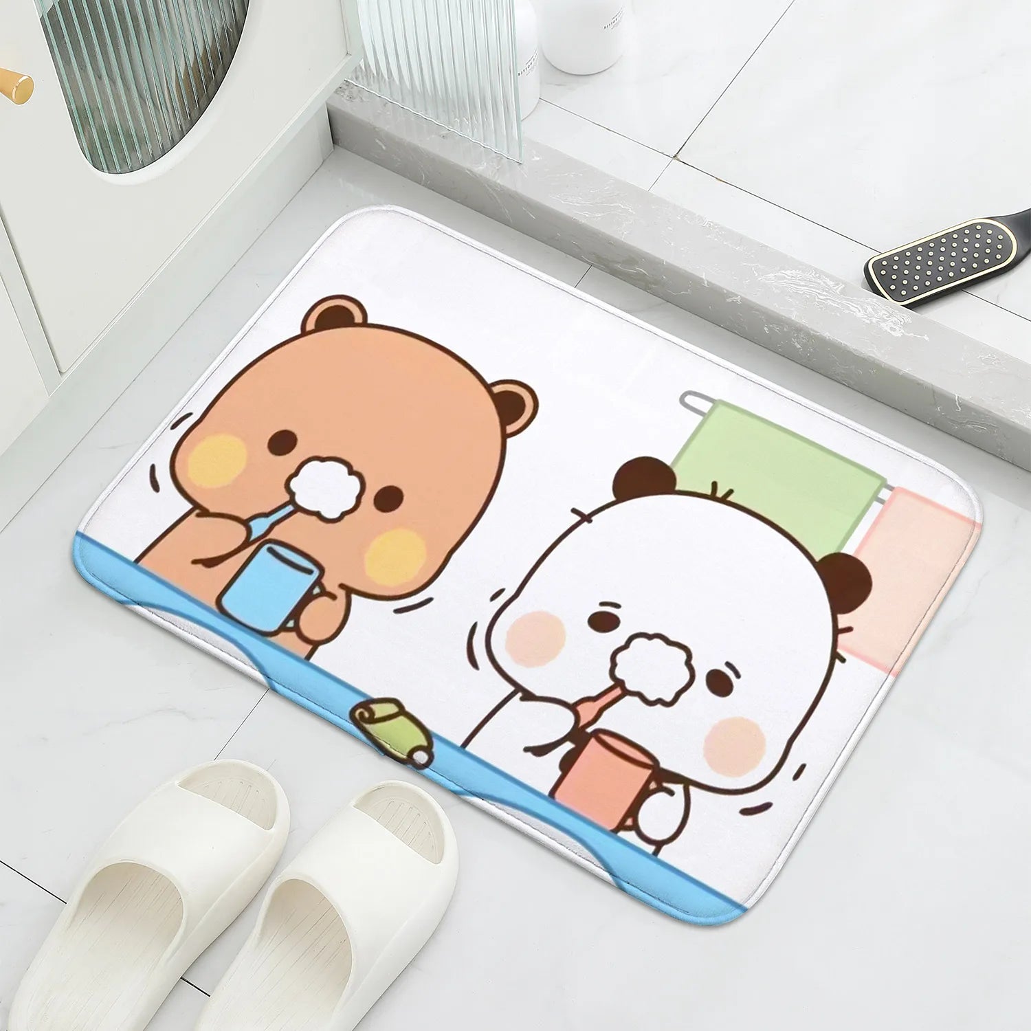 Bubu Dudu Non-Slip Cartoon Welcome Mat - Cute Entrance Doormat