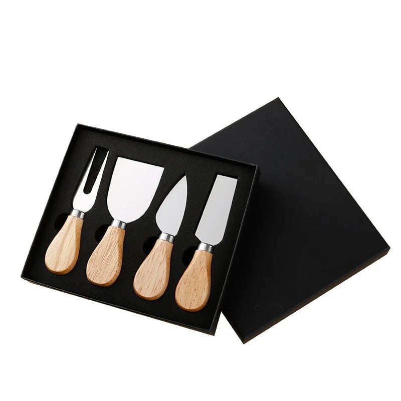 Professional Cheese Cutter Set - Complete Kitchen Tools in Storage Box