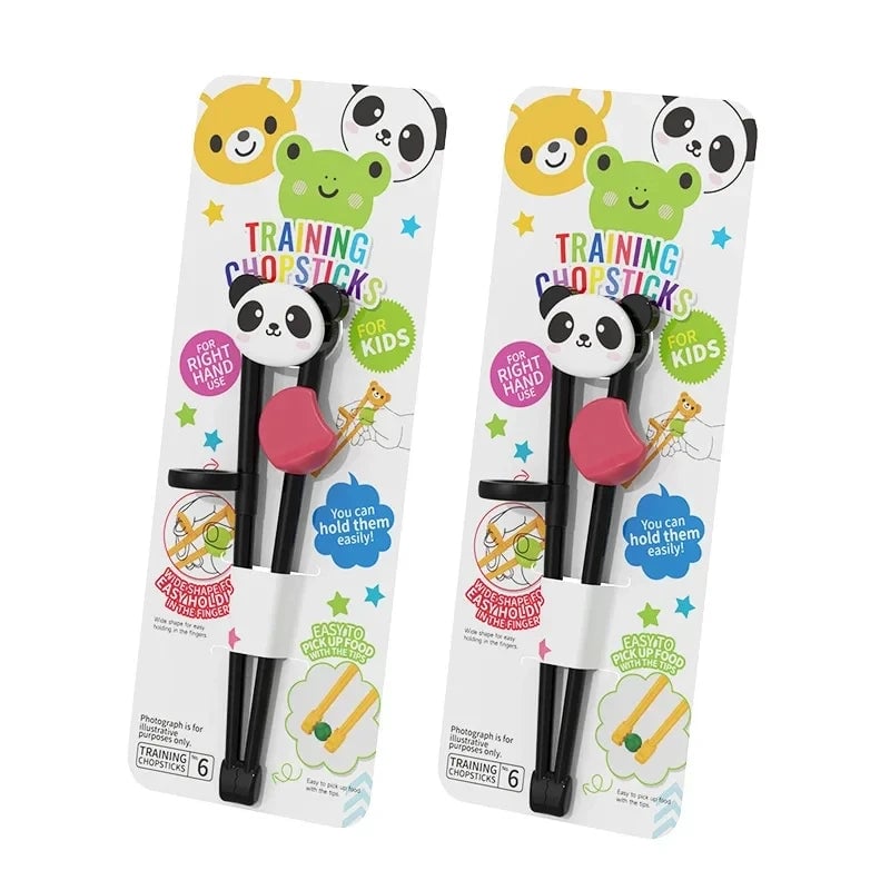 Training Chopsticks for Kids - Cartoon Animal Design Learning Aid