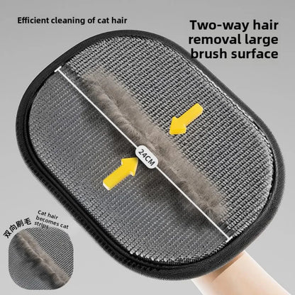 Pet Hair Remover Gloves - Dual Purpose Grooming & Cleaning Tool