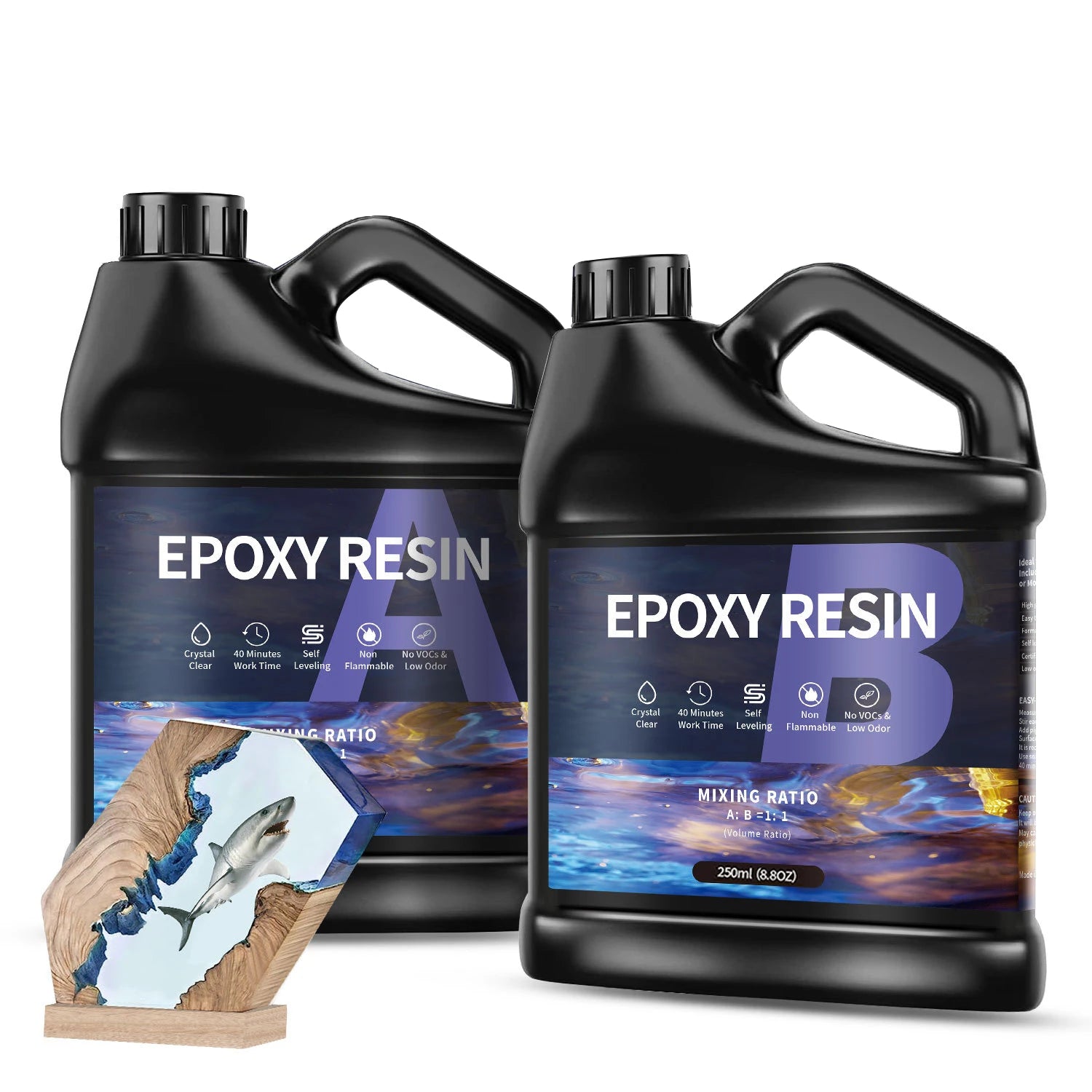AB Epoxy Resin Glue 500g/1000g High Clarity Fast Drying Adhesive
