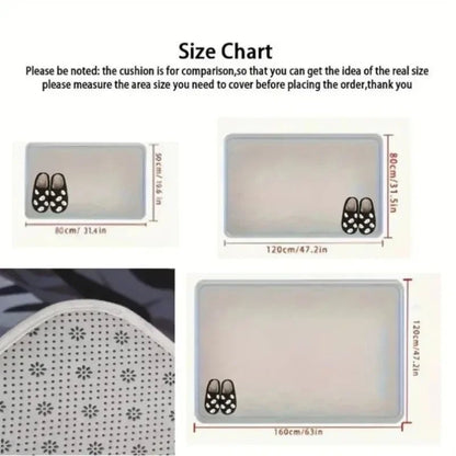 Wood Grain Anti-Slip Door Mat - Indoor/Outdoor Non-Slip Entrance