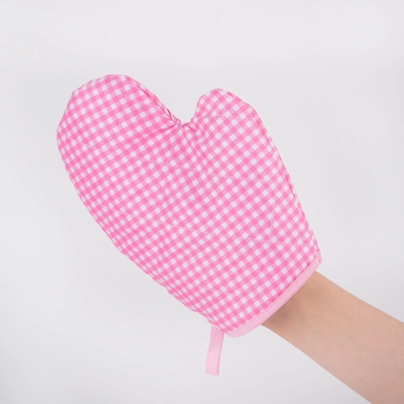Kids Kitchen Play Set with Checkered Apron - Dress Up Cooking Toy