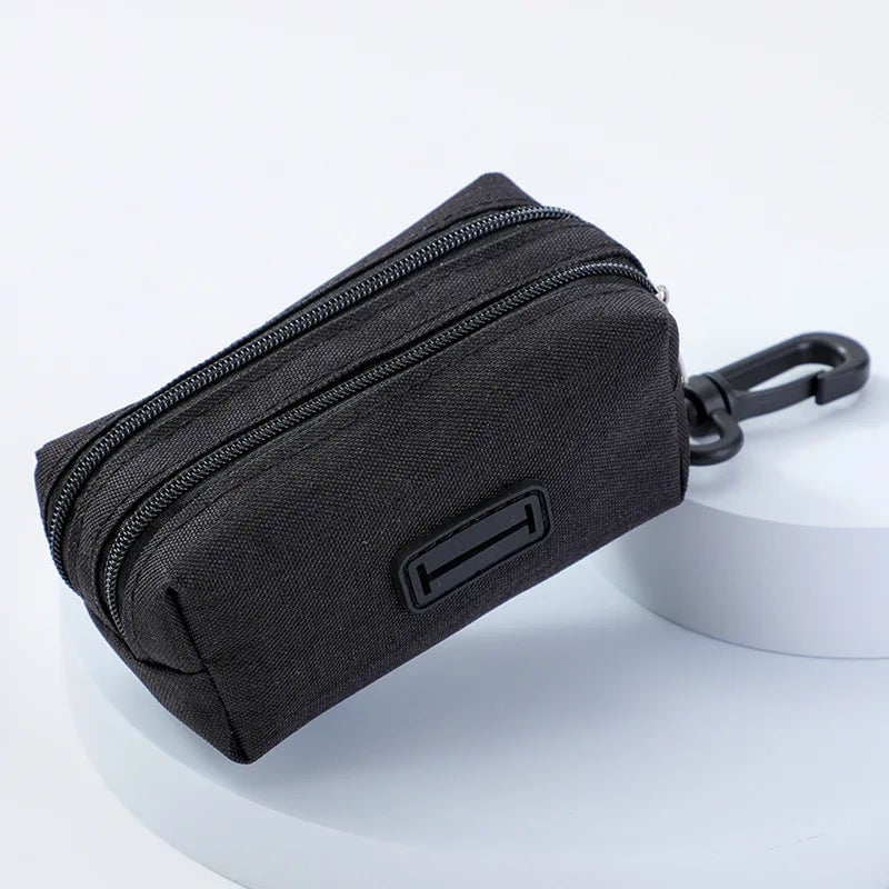 Portable Dog Poop Bag Holder Dispenser with Treat Storage Pet Waste
