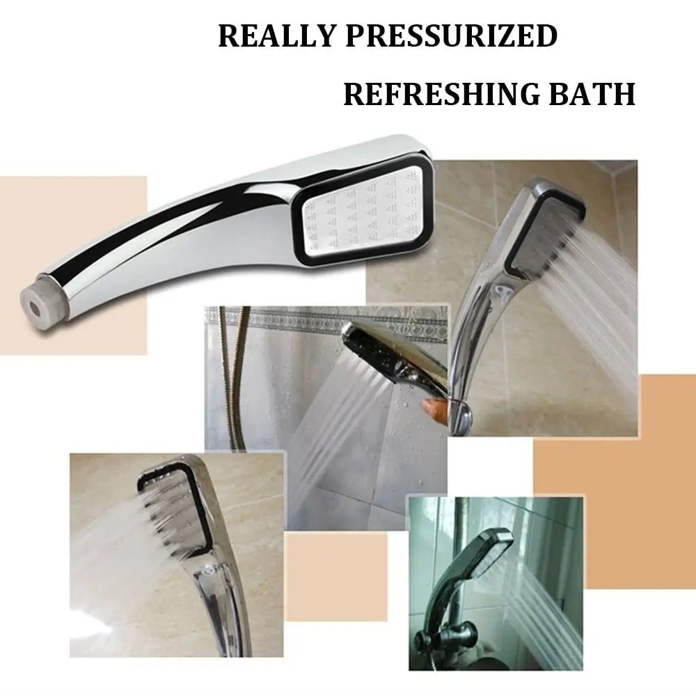 300 Hole Water Saving Rainfall Showerhead - High Pressure Bath Nozzle
