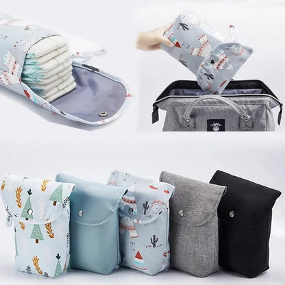 Waterproof Baby Diaper Bag Organizer with Wet Dry Compartments