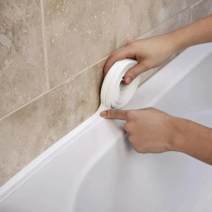 3.2m PVC Waterproof Sealing Tape - Bathroom Sink Shower Bath Toilet