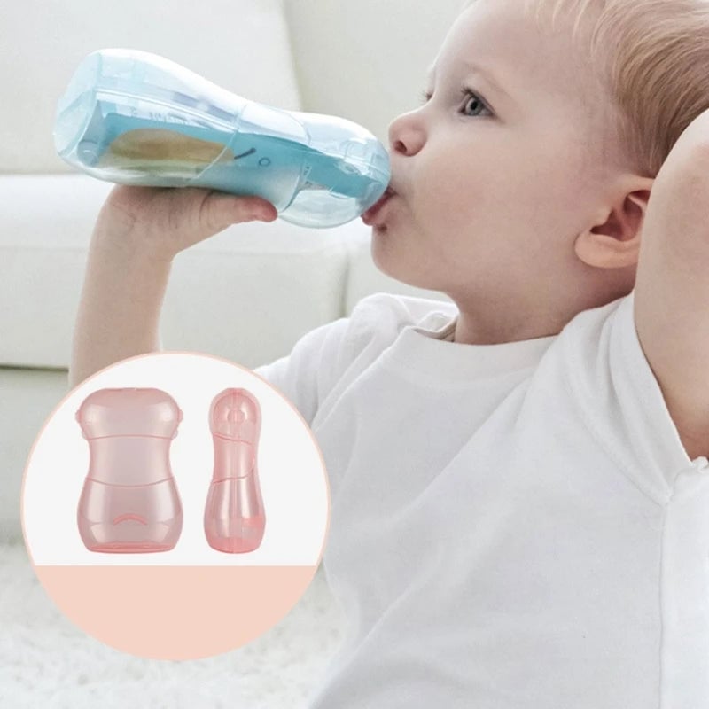 Baby Squeeze Food Pouch Holder - Self Feeding Fruit Puree Feeder