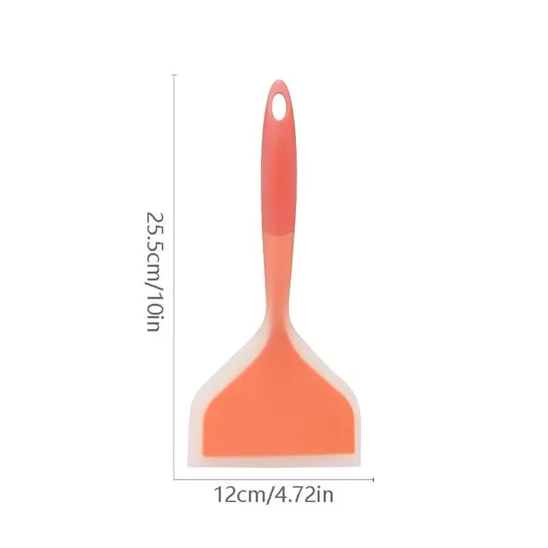 Wide Mouth Silicone Spatula Non-Stick Scraper for Cooking & Baking
