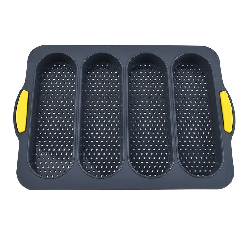 Large Silicone Baguette Baking Mold - Restaurant Grade Non-Stick