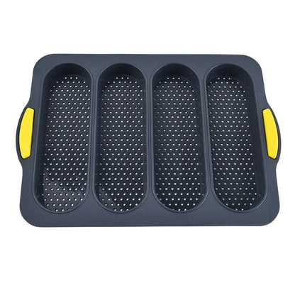 Large Silicone Baguette Baking Mold - Restaurant Grade Non-Stick