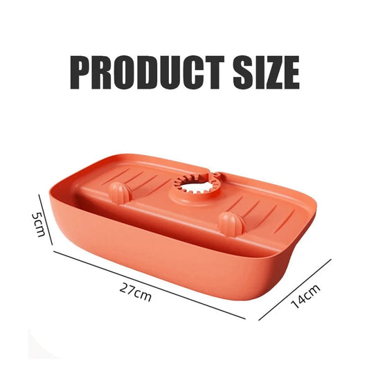 Rubber Anti-Slip Faucet Drain Rack - Splash Proof Kitchen Mat