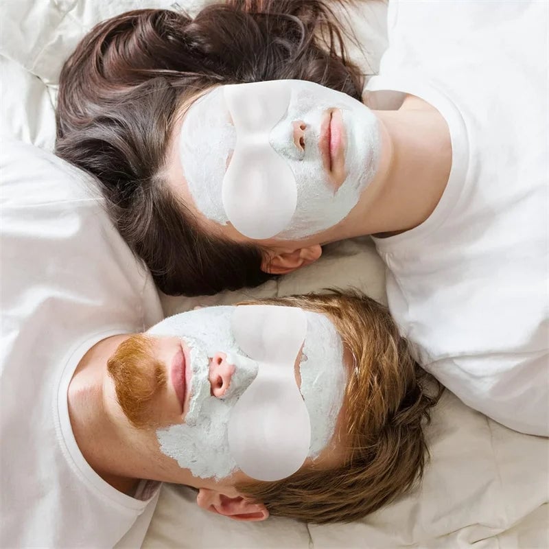 100pcs Disposable Cotton Eye Mask Patches - Natural Spa Facial Care