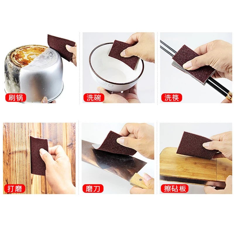 Magic Melamine Carborundum Kitchen Cleaning Sponge for Pans & Dishes