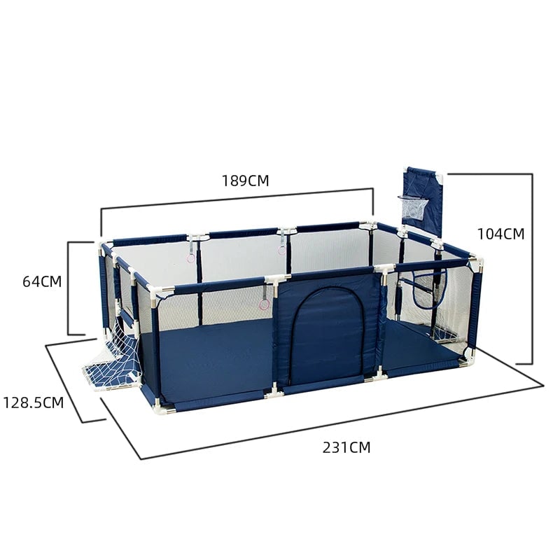 Large Indoor Baby Playpen Safety Barrier Fence Corralito Groundbox
