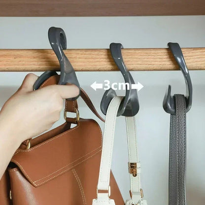 5-Pack Handbag Hooks - Multi-Purpose Wardrobe Storage Organizer