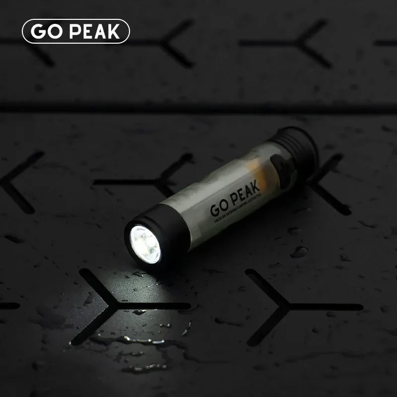 GOPEAK Mini LED Flashlight 5050 Pocket Keychain Clip Emergency Light