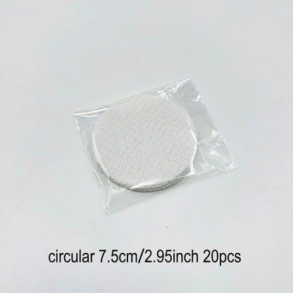 Bonsai Pot Mesh Sheets 100pcs - White Drainage Net Bottom Covers