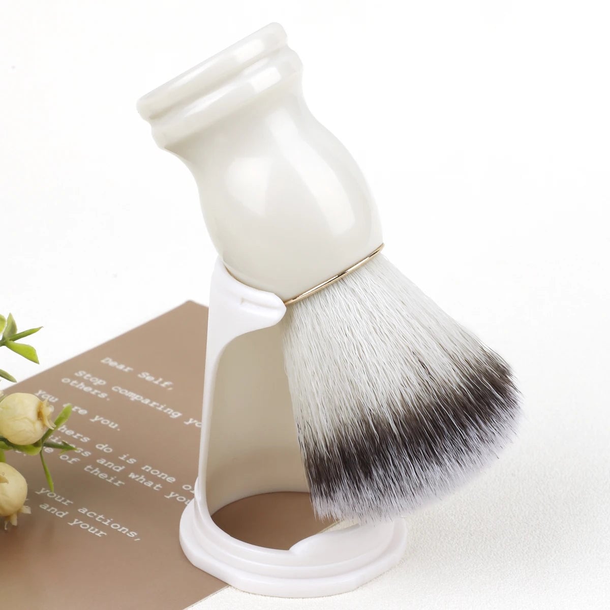 Professional Beard Shaving Brush Natural Bristle Hair Wooden Handle