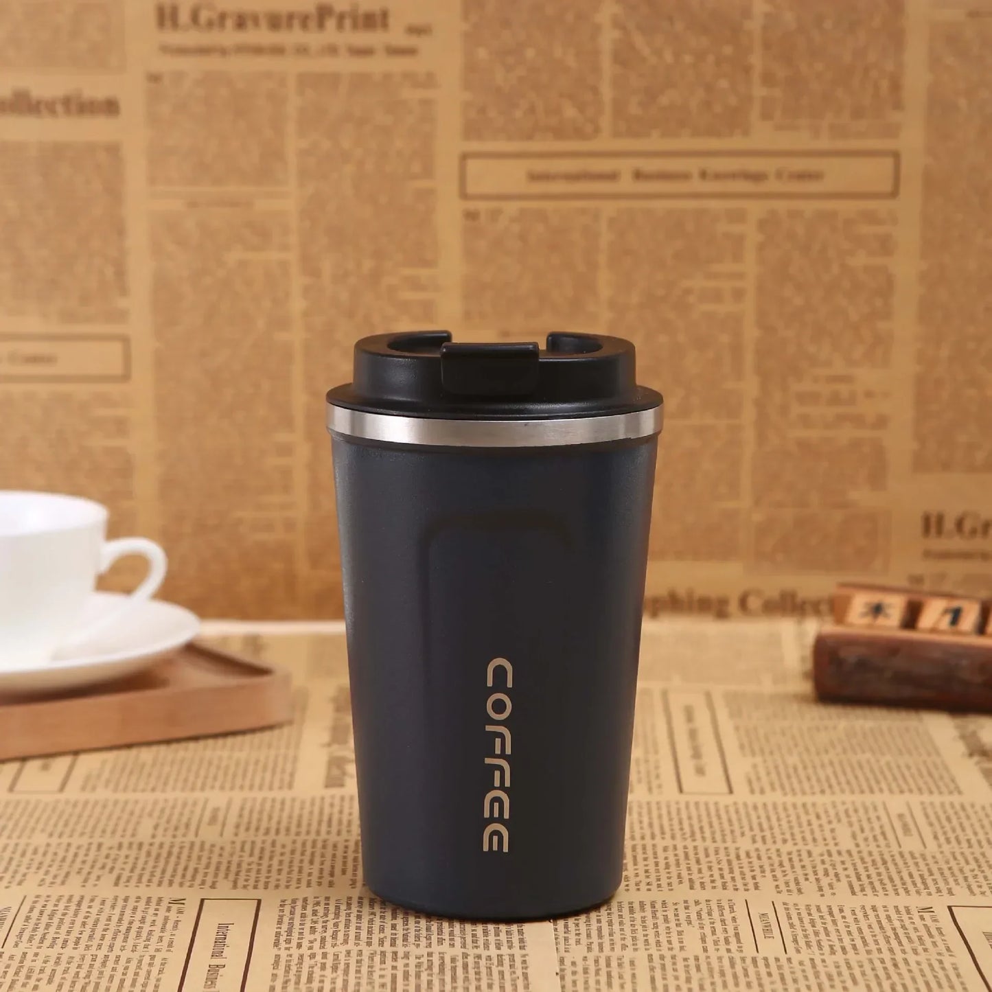 380/510ML Double Wall Stainless Steel Leak-Proof Travel Thermos Mug