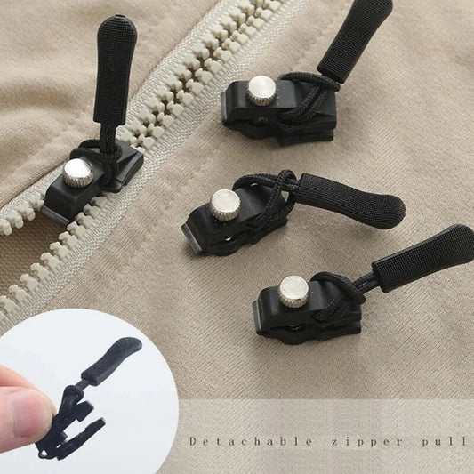 Universal Zipper Slider Replacement Kit - 6/3pc Quick Install Lock