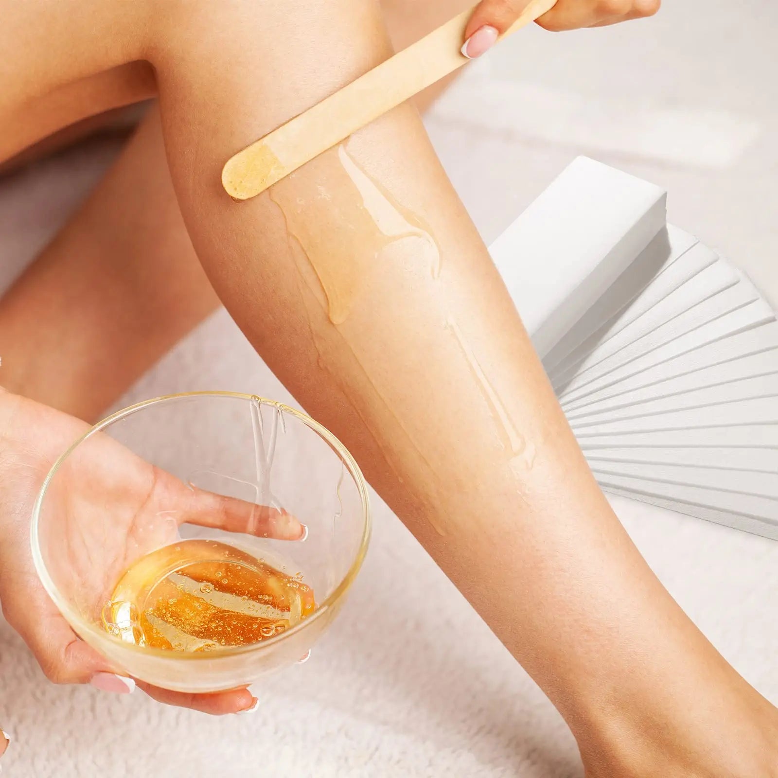 Nonwoven Hair Removal Wax Strip Paper Roll - Professional Depilatory