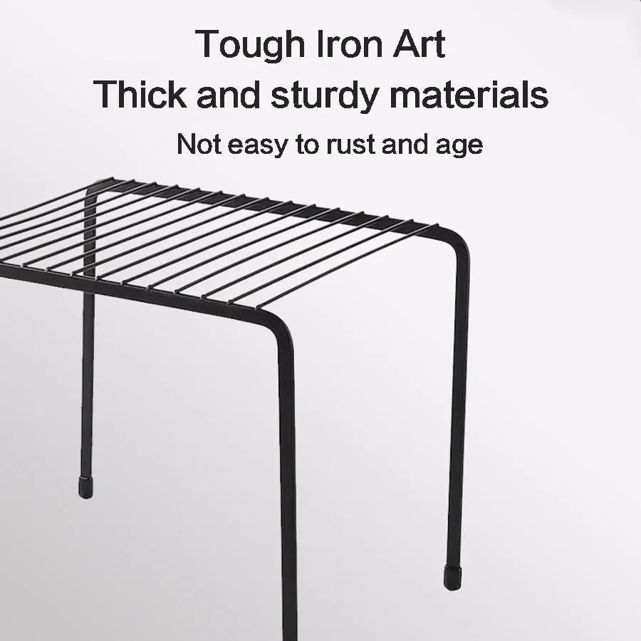 Wrought Iron Kitchen Storage Rack - Countertop & Floor Standing