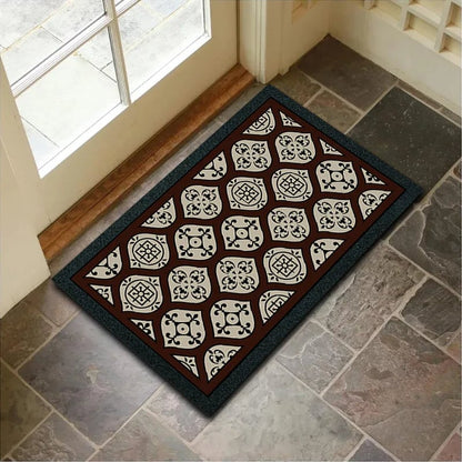 Diatom Mud Non-Slip Door Mat - Super Absorbent Geometric Bathroom Rug