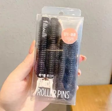 Heatless Hair Curlers Set - Lazy Rollers & Bangs Styling Clips