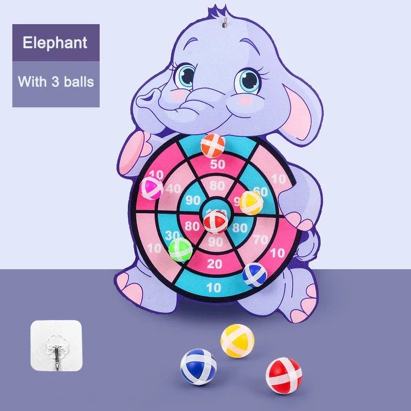 Montessori Dart Board Set Educational Indoor Sports Game Ages 3-7