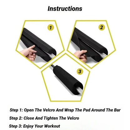 Premium Foam Barbell Pad - Squat Hip Thrust Neck Shoulder Protector