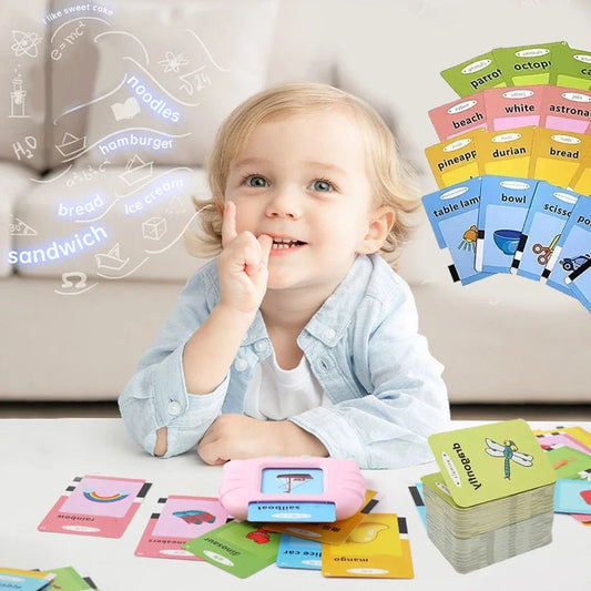 Electronic Talking Flash Cards - Audio Learning Toys for Kids