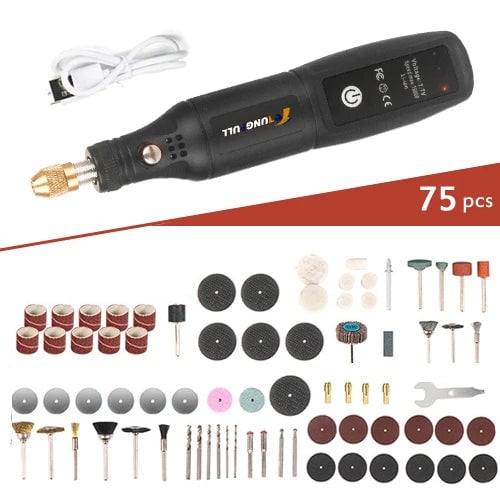 Mini USB Electric Rotary Tool - Wireless Drill for Engraving Jewelry