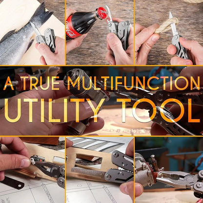 24-in-1 Multitool Pliers Professional Survival Camping Hunting