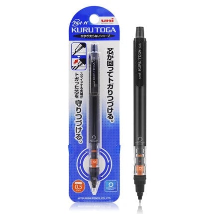 UNI Kuru Toga M5-452 0.5mm Mechanical Pencil Auto Rotation Drawing