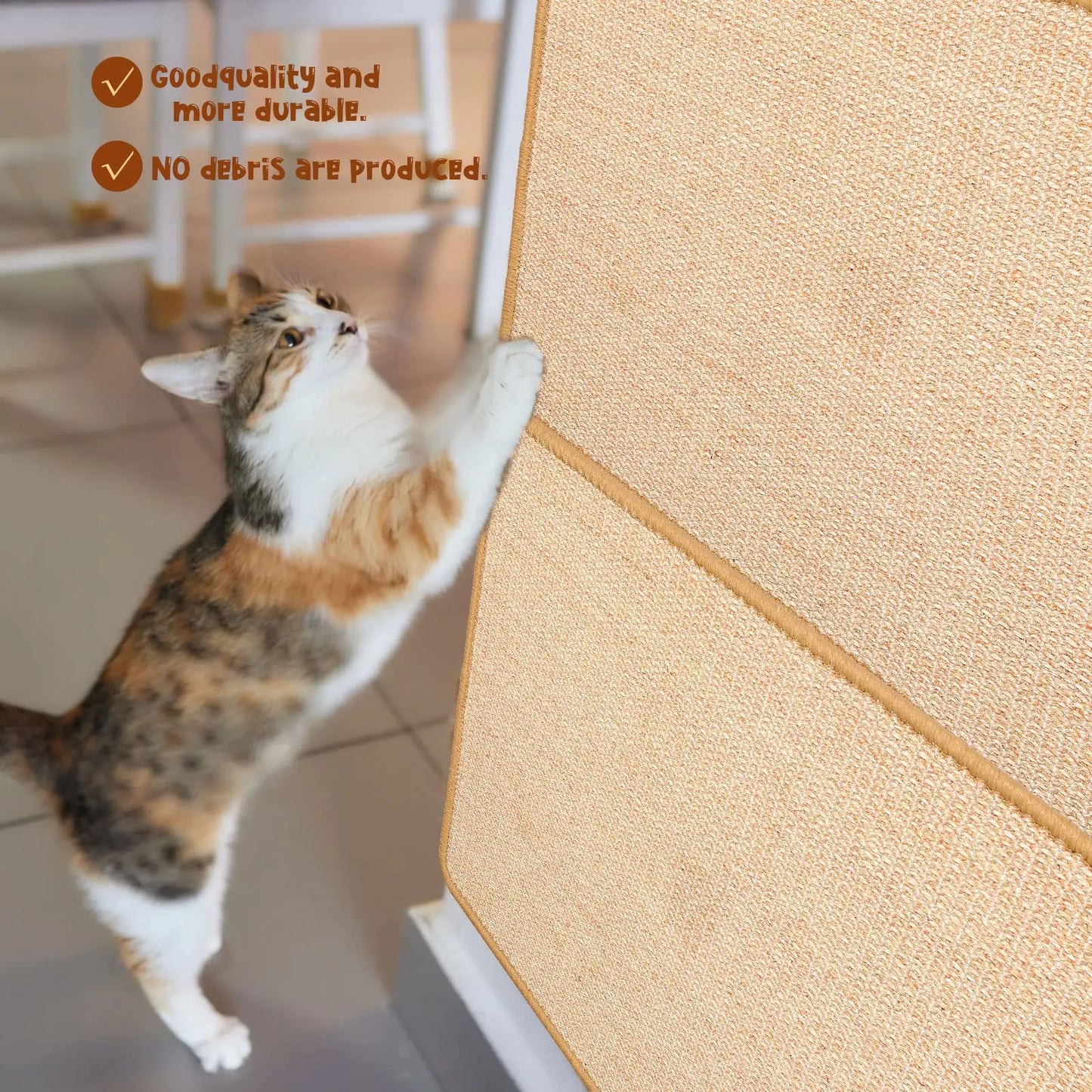 Sisal Cat Scratch Protector Mat - Furniture Couch Sofa Protection