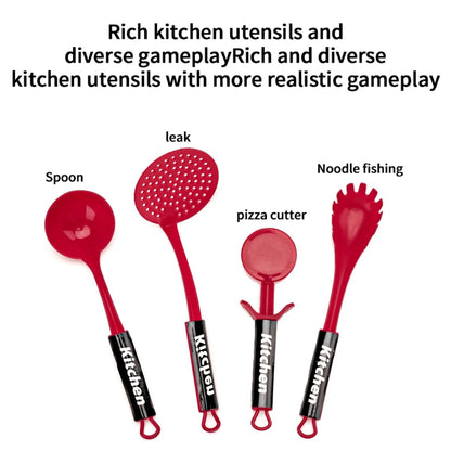 High Fidelity Kids Chef Kitchen Play Set - Realistic Cooking Toys