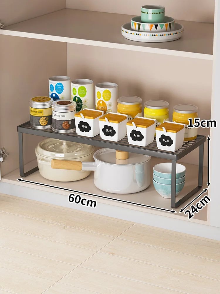 Multi-Layer Kitchen Countertop Organizer Spice Rack Storage Shelf