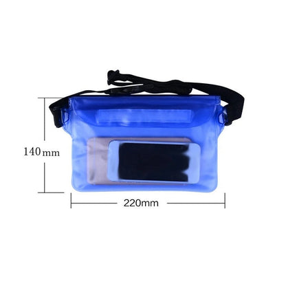 Waterproof Swimming Dry Bag - Phone Case Shoulder Waist Pack Beach