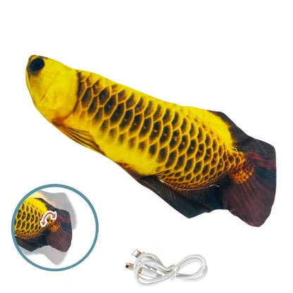 USB Rechargeable Interactive Fish Cat Toy - Realistic Floppy Motion