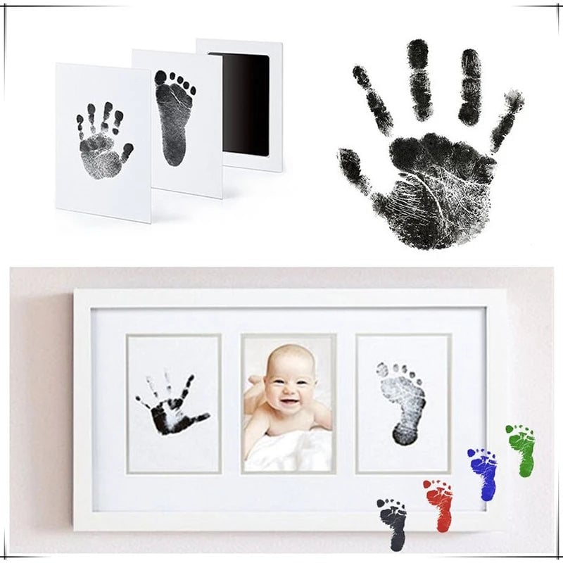 Ink Pad Kit for Pet Paw Prints & Baby Handprints - Safe DIY